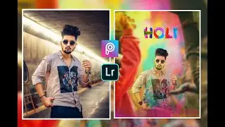 Holi photo editing | PicsArt holi editing #picsart #lightroom #amvedits #nsbpictures