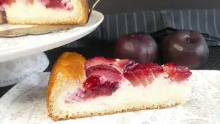 Plum Cheesecake!