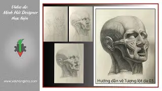 Hướng dẫn vẽ Tượng lột da 03  - vẽ không khó