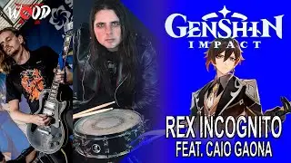 Rex Incognito - Zhongli Theme (Genshin Impact Cover) | WoodXGuitar and  @CaioGaonadrummer