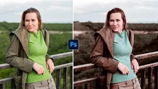 Chocolate Tone Color Grading Photoshop - Photoshop Tutorial