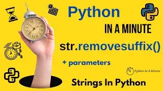 str.removesuffix(suffix) - Remove Suffix from Python Strings if Present