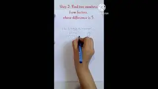 #shorts #ytshorts How to factorise a Quadratic Polynomial || Class 9 ||NCERT || Let's Start Learning