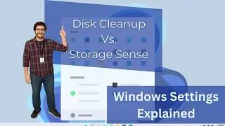 WTW Disk Cleanup vs Storage Sense-Free Up Space on Windows 11 FAST!