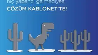 Dinozor hiç yabancı gelmediyse çözüm Kablonet'te! 🦖