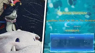 Final Fantasy 7 (VII) Rebirth - Cait Sith VR Legendary Bout - EASY Strategy (vs The Abomination)