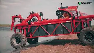Плавающая мешалка амфибия Nuhn для перемешивания лагуны