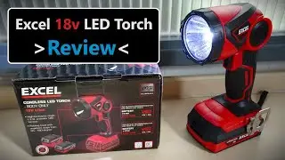 Excel Cordless LED Torch 18v Work Light Model: 11756 (Tool Review)