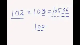 EasyCal 12   Multiplying Numbers Close to Base 100 above