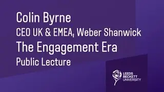 Colin Byrne Public Lecture. The Science of Engagement