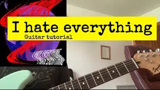 Greet Death - I Hate Everything Easy Guitar Tutorial