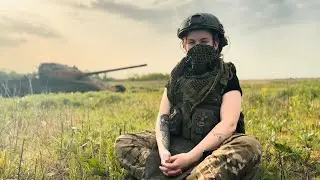 Девушка оператор FPV жжет технику НАТО