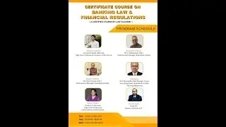 ORIENTATION CLASS_Certificate Course On Banking Law & Financial Regulation By LJRF Academy