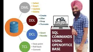 Data Definition Language and Data Manipulation Language in SQL Using OpenOfficeBase