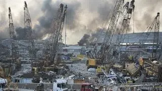 Beirut Lebanon Massive Explosion   Before and After Footage video link  decsperr