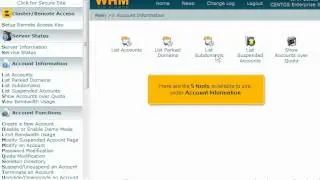 Becoming familiar with, and navigating around in WHM - 4GoodHosting Support