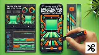 How to Remove Green Screen background in YouCut Video Editor.