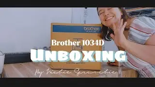 Unboxing Brother 1034D overlock | Nichie Scrunchie