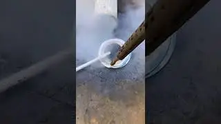 High temperature steam cleaning oil stains