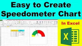 Easy to Create Speedometer Chart In Excel | Tamil