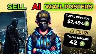 $2,494/Day Selling AI Posters? 🔥 MolyPix AI Step-by-Step Guide!