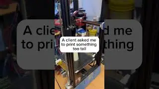 I made my 3D printer taller #3dprint #DIY #3dprinting #voron #3dprinterbuild #corexy #reprap #ender3