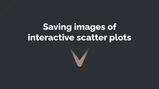 Saving images of interactive scatter plots