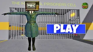 NEW TV WOMAN BaRRY'S PRISON RUN OBBY Walkthrough Full GAMEPLAY 