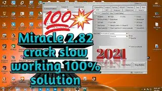 miracle thunder 2.82 not working or slow working solution