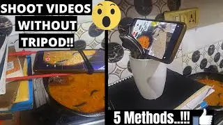 How To Shoot Cooking Videos Without Tripod |Cooking Video Mobile Se Without Tripod Shoot Kare (2022)