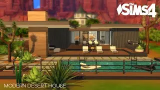 THE SIMS 4 / Modern Desert House / NO CC / stop motion