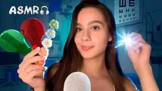 🔎 ASMR ПЕРЕВІРКА ЗОРУ: підберемо окуляри, ліхтарик, кольорові фільтри, інструкції для глибокого сну👀
