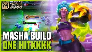 THIS IS MASHA'S ONE-HIT LATE-GAME BUILD!! | MASHA | MLBB
