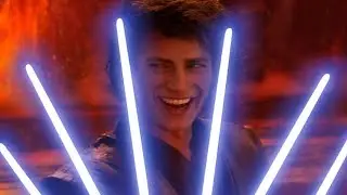 Anakin with too many lightsabers