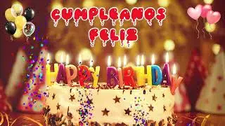 CUMPLEANOS FELIZ - Spanish Happy Birthday Song – Happy Birthday to You - Cumpleaños feliz
