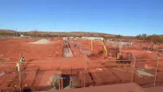 Time-Lapse | Alinta Construction Project Newman | HardHat Media