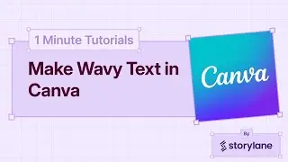 How to Make Wavy Text in Canva | 1-Minute Tutorials