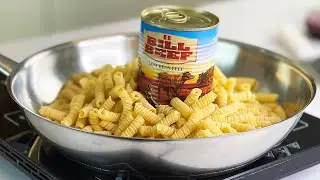 10 минут, банка тушенки и макароны / Макароны с тушенкой ПО-ФЛОТСКИ - МЕГА ВКУСНЫЙ рецепт!