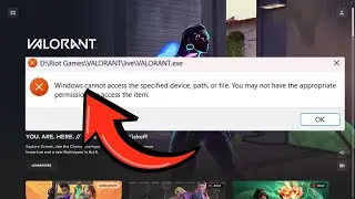 Fix “Windows Cannot Find the Specified Device, Path, or File” Error While Launching Valorant