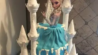 PASTEL DE FROZEN (torta de frozen decoracion  sencilla)
