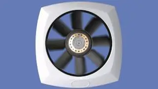 Ventilation Fan - Animation Green Screen (Blue)