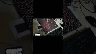 Smart Phone Control RGB LED Matrix with an Arduino(ESP32)(64*64)