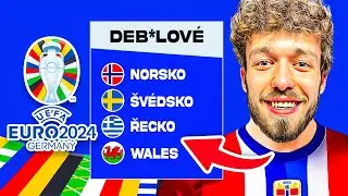 EURO, ale POUZE NEKVALIFIKOVANÉ ZEMĚ! 😨❌🏆