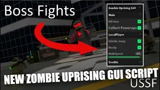 NEW Zombie Uprising GUI Script! | Instant Kill Aura | One Shot All Zombies!