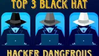 Top 3 black hat hacker and very dangerous lagend hacker 😮😲😐️😮