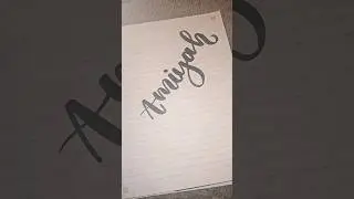 Hi Amiyah!!! #handlettering #handwriting #commentyourname #satisfying #shortsviral #calligraphy