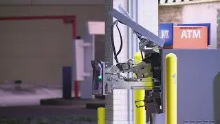 ATM theft attempt leads to chase and car fire