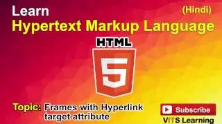 34 HTML   Frames with Hyperlink target attribute