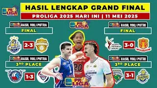 DRAMATIS BHAYANGKARA PRESISI JUARA!! Hasil Final Proliga 2025 Hari ini: GRAND FINAL PROLIGA PUTRA