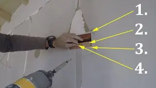 My Top Tips for patching a hole in Drywall!